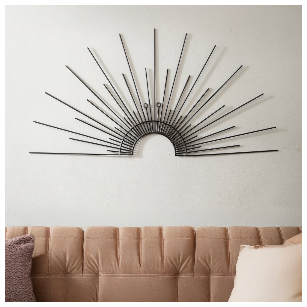 Sunburst Metal Wall Art