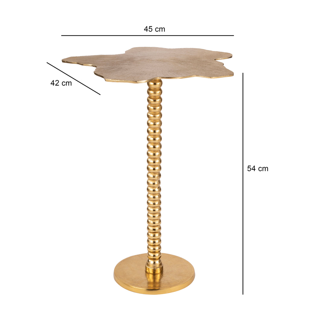 Floral Edge Accent Table