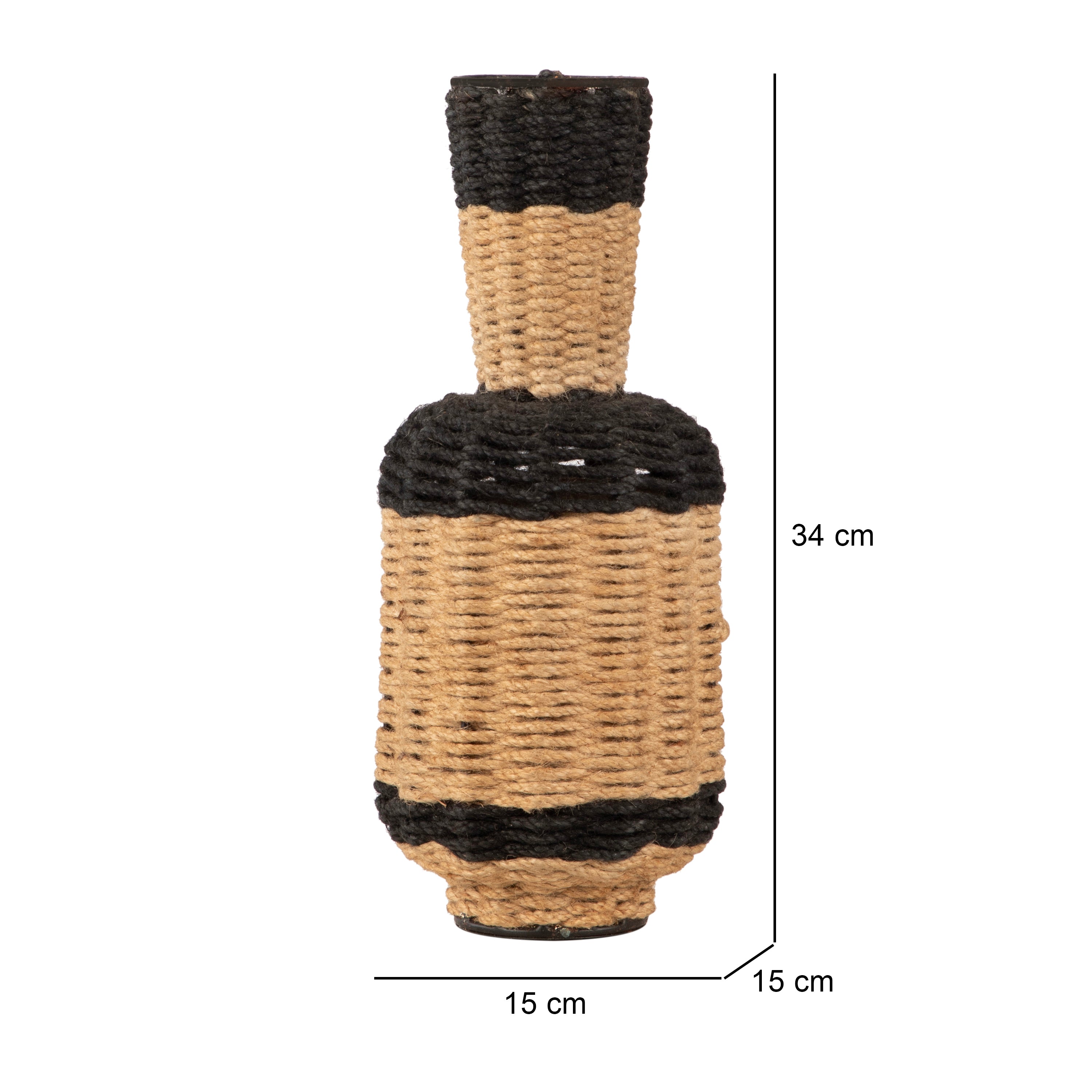 Jute Classic Bottle Vase