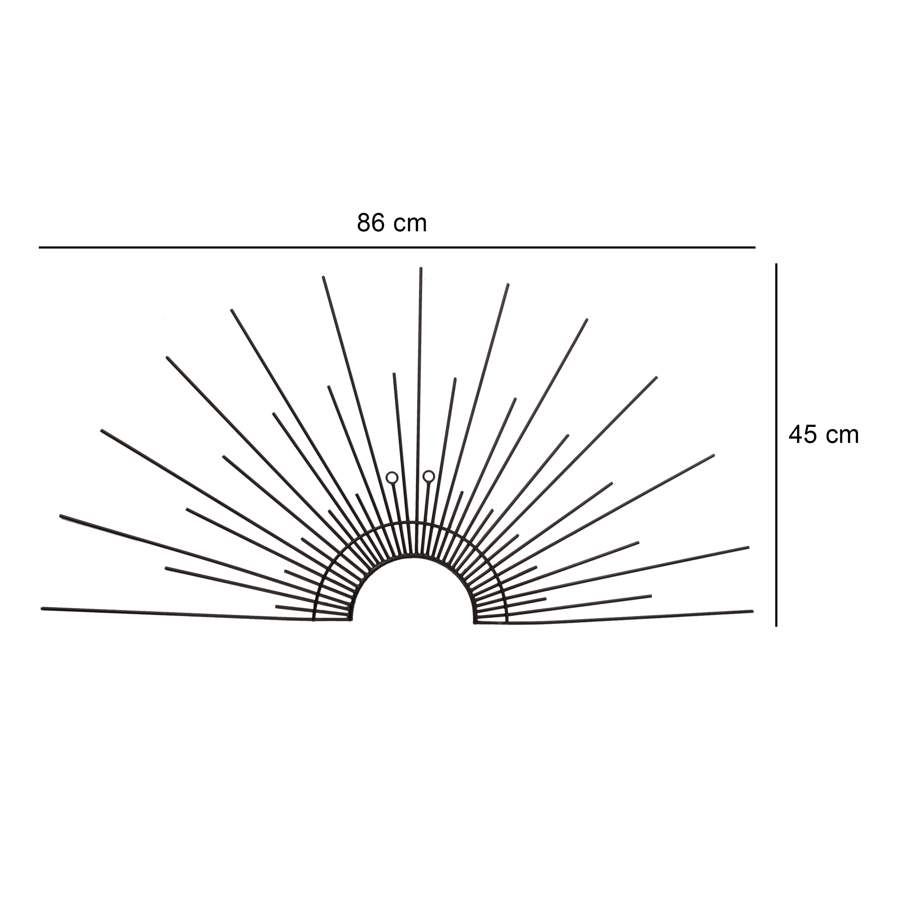 Sunburst Metal Wall Art
