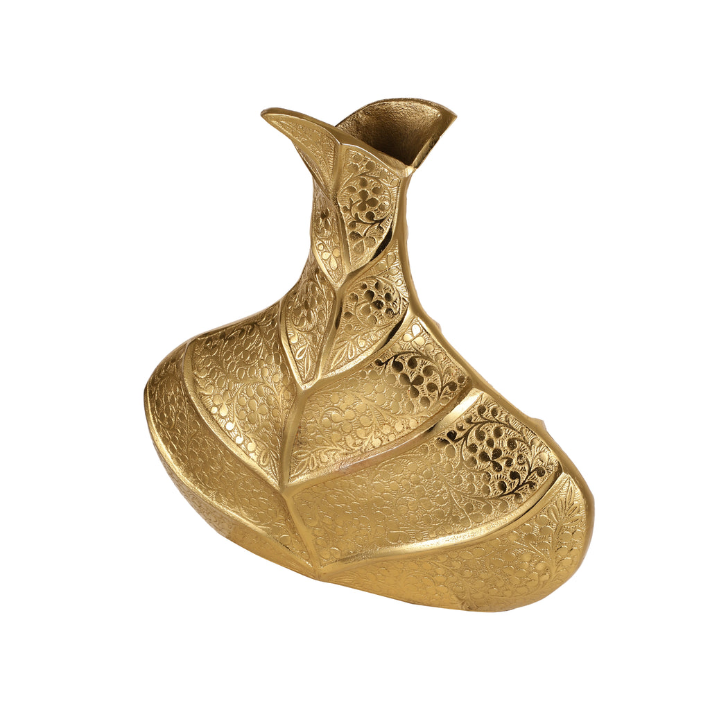 Royal Filigree Gold Decorative Vase Large