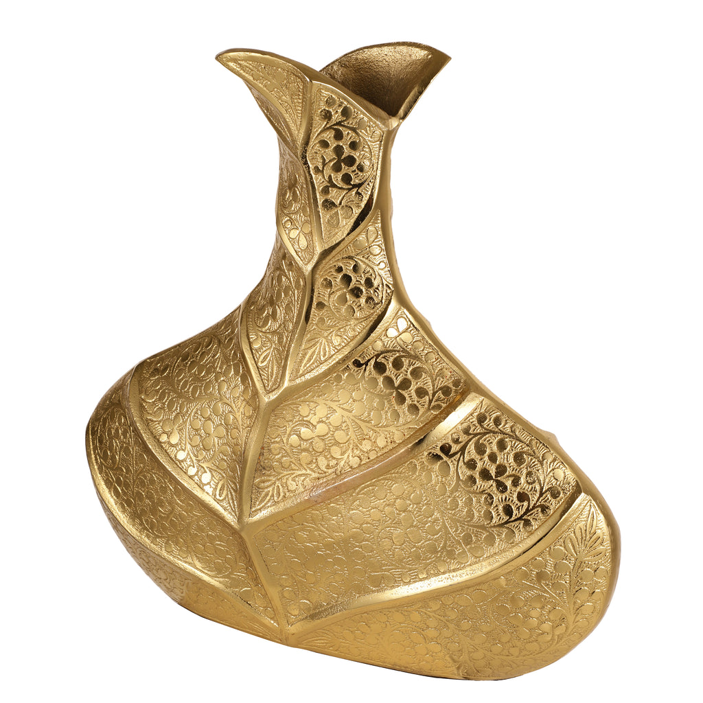 Royal Filigree Gold Decorative Vase Large