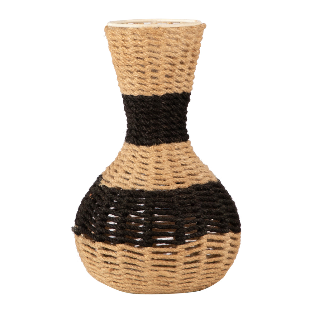 Jute Round Base Decorative Vase