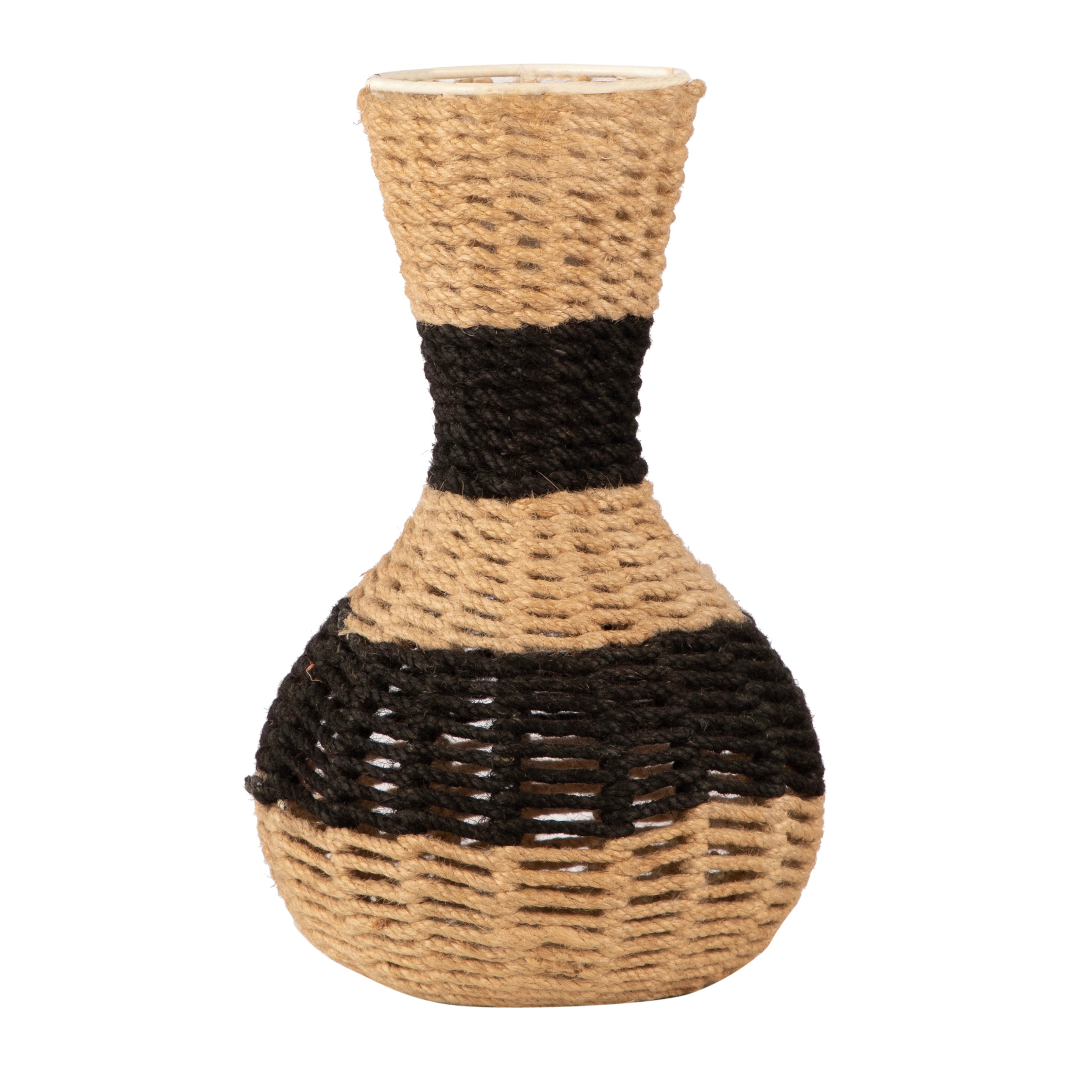 Jute Round Base Decorative Vase