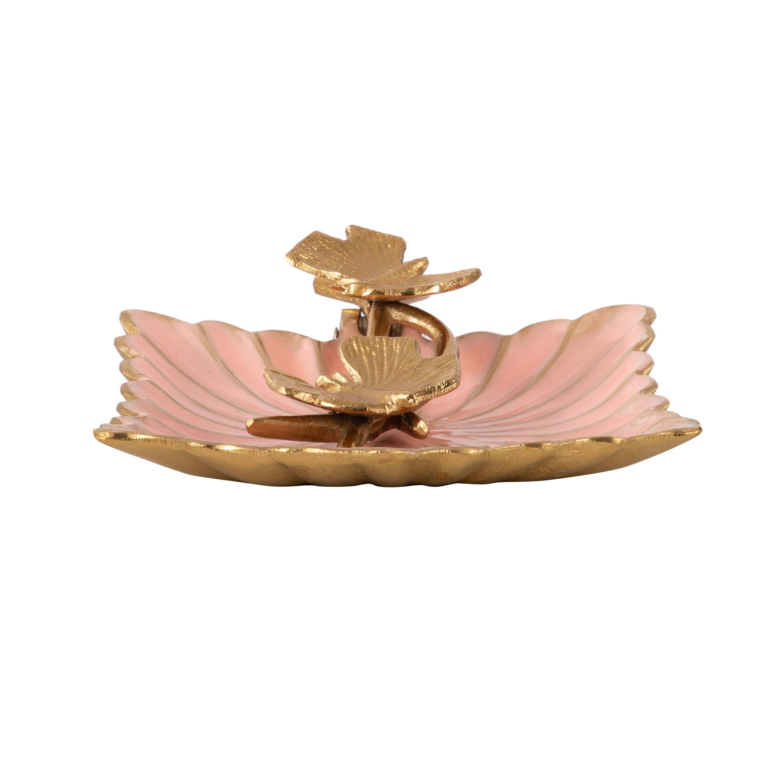 Blush Butterfly Decorative Tray