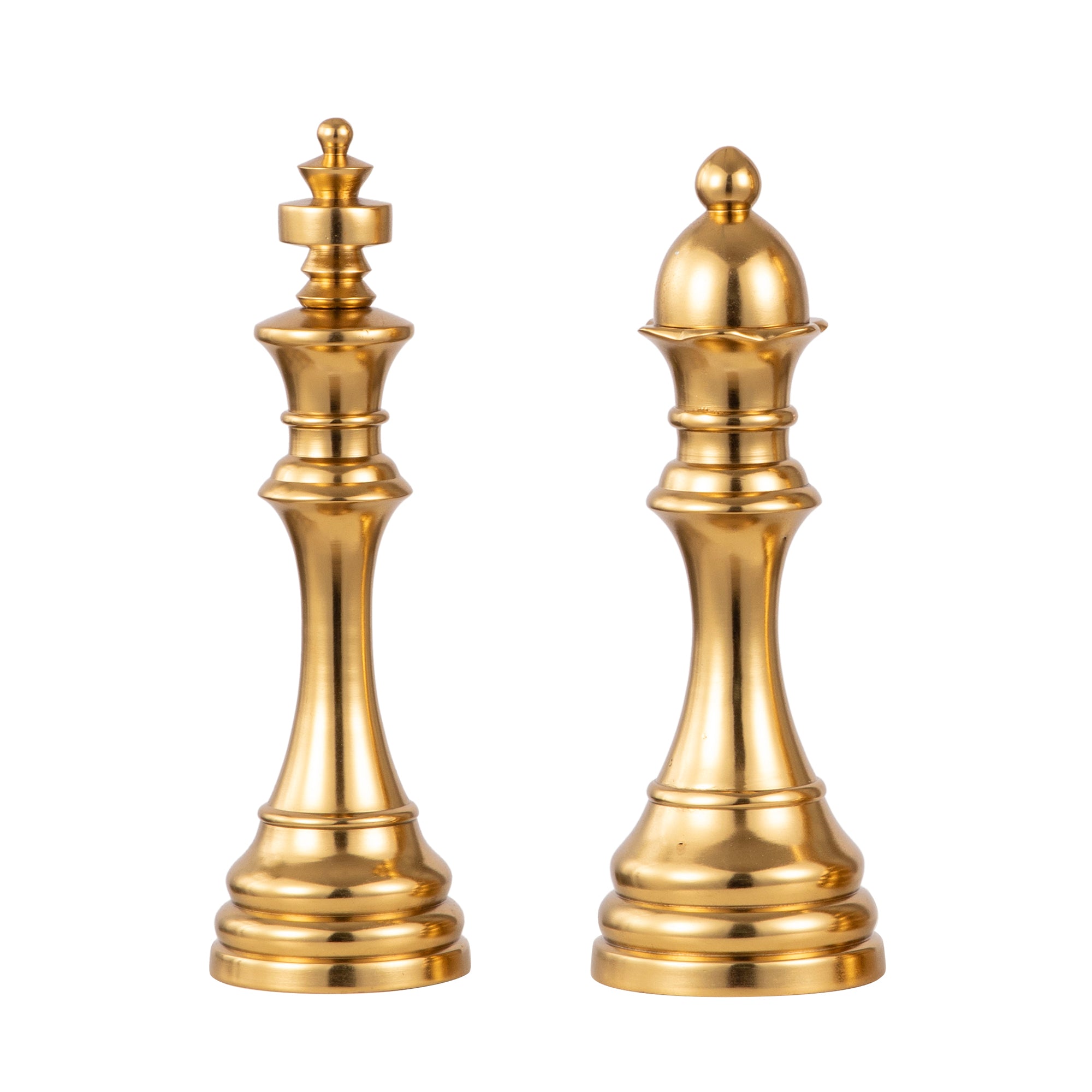 Royal Gold Chess Piece Décor Set Small