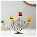 Spider Web Metal Candle Stand Style 3