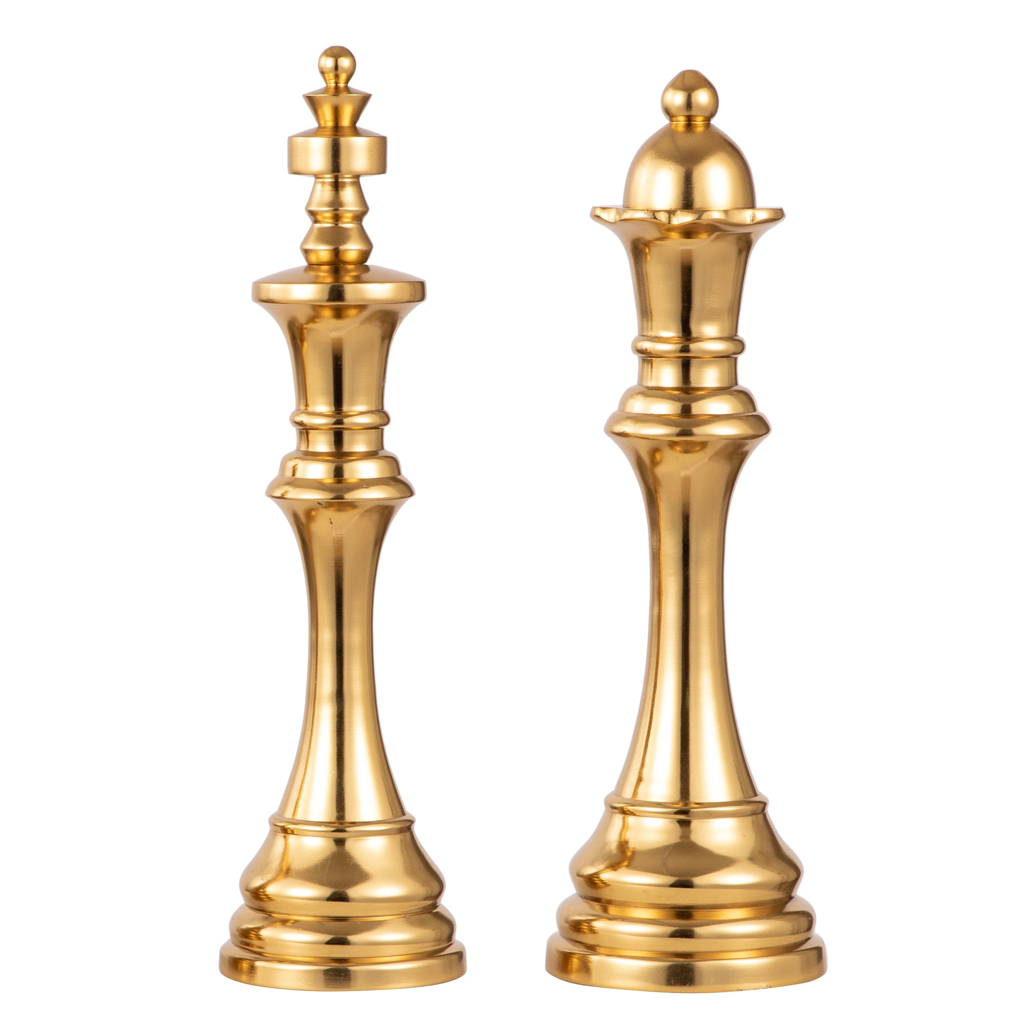 Royal Gold Chess Piece Décor Set Large