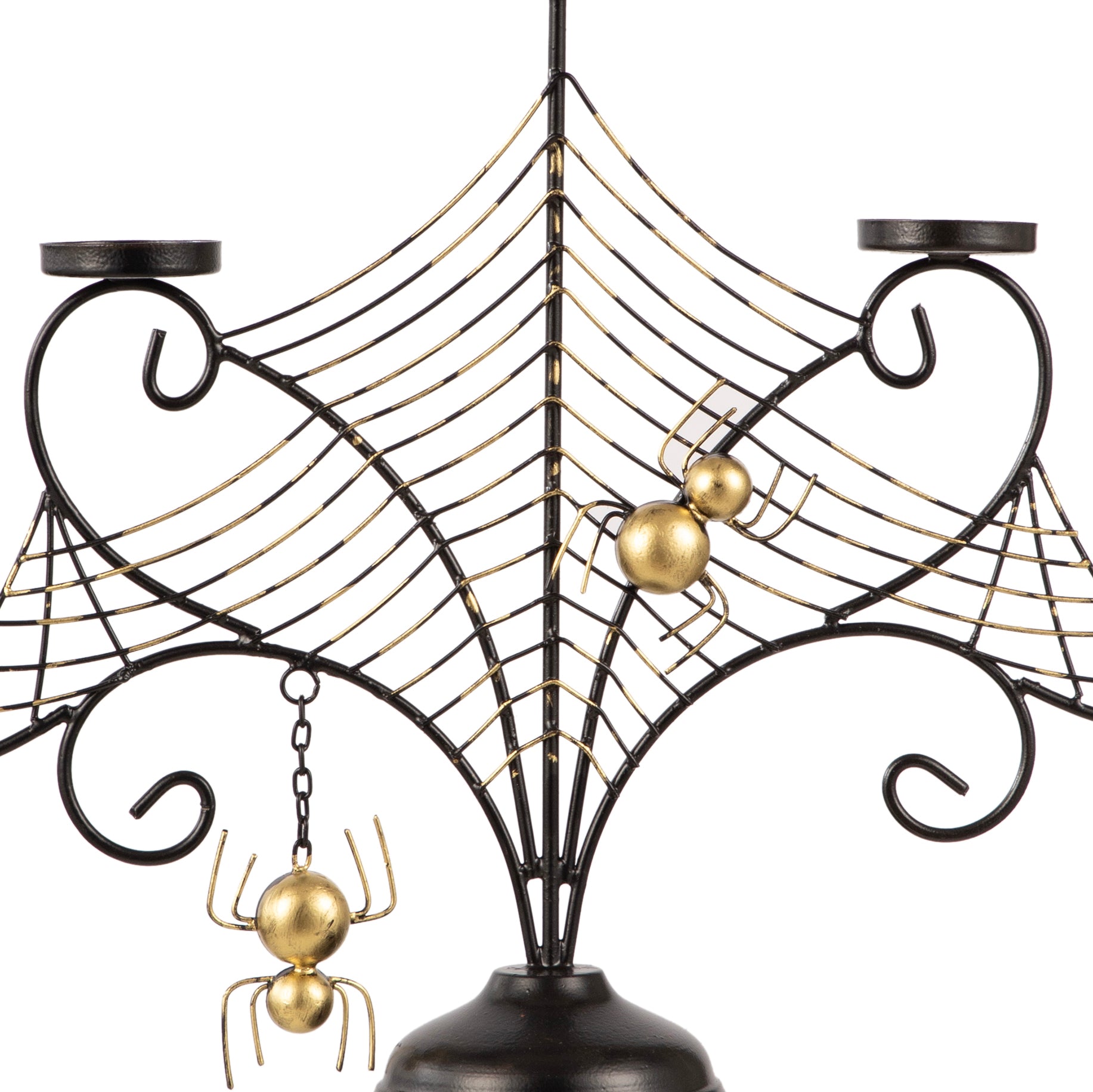 Spider Web Metal Candle Stand Style 4