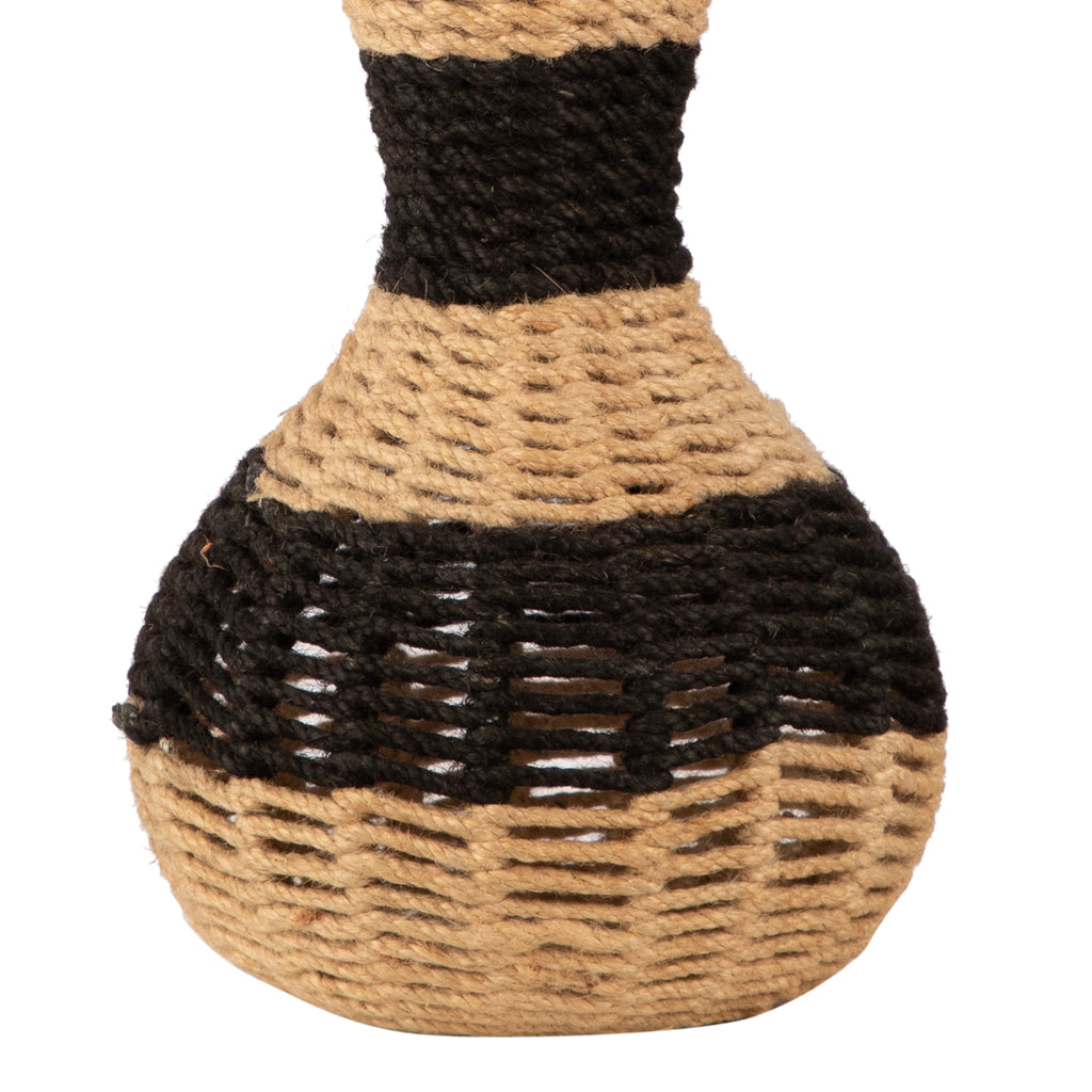 Jute Round Base Decorative Vase
