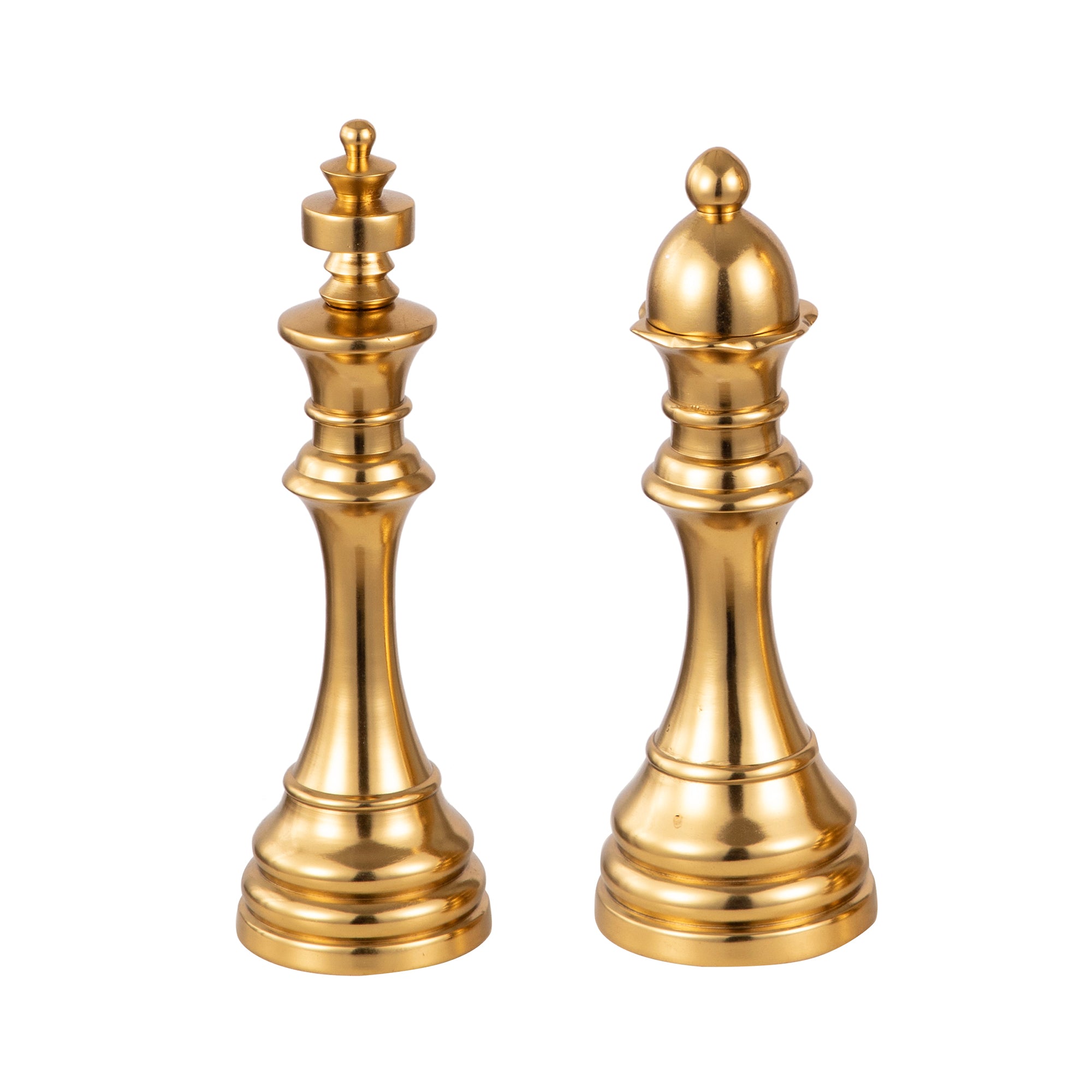 Royal Gold Chess Piece Décor Set Small