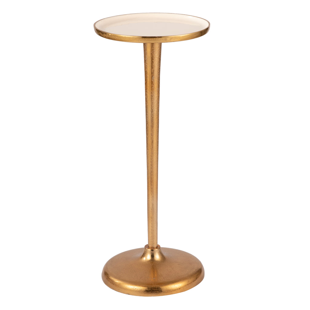 Minimal Gold Round Side Table