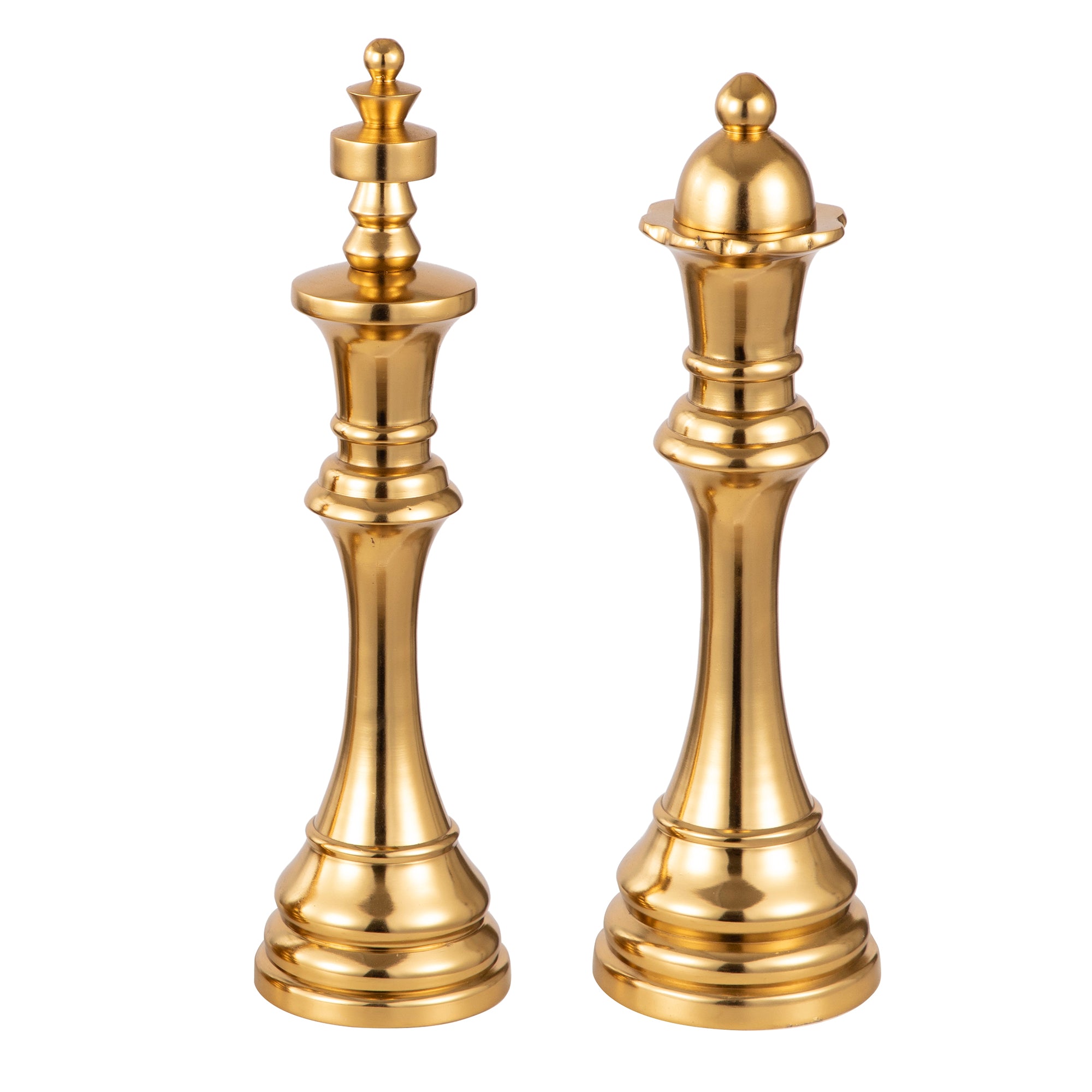 Royal Gold Chess Piece Décor Set Large