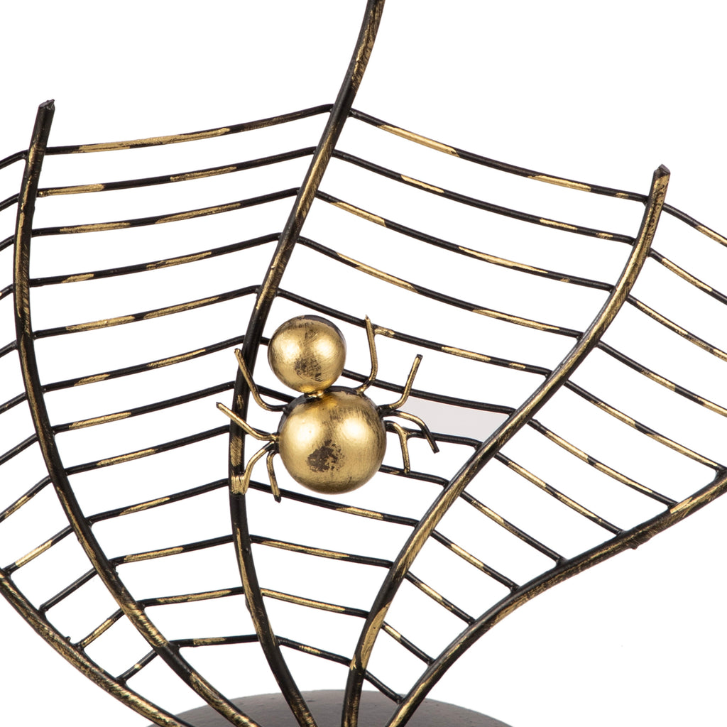 Spider Web Metal Candle Stand Style 3
