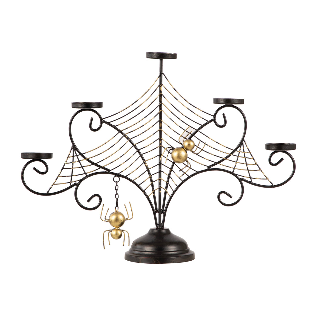 Spider Web Metal Candle Stand Style 4