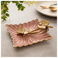 Blush Butterfly Decorative Tray