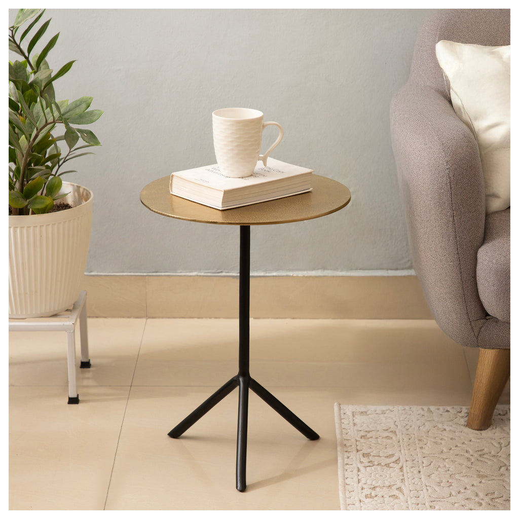 Minimal Round Metal Side Table