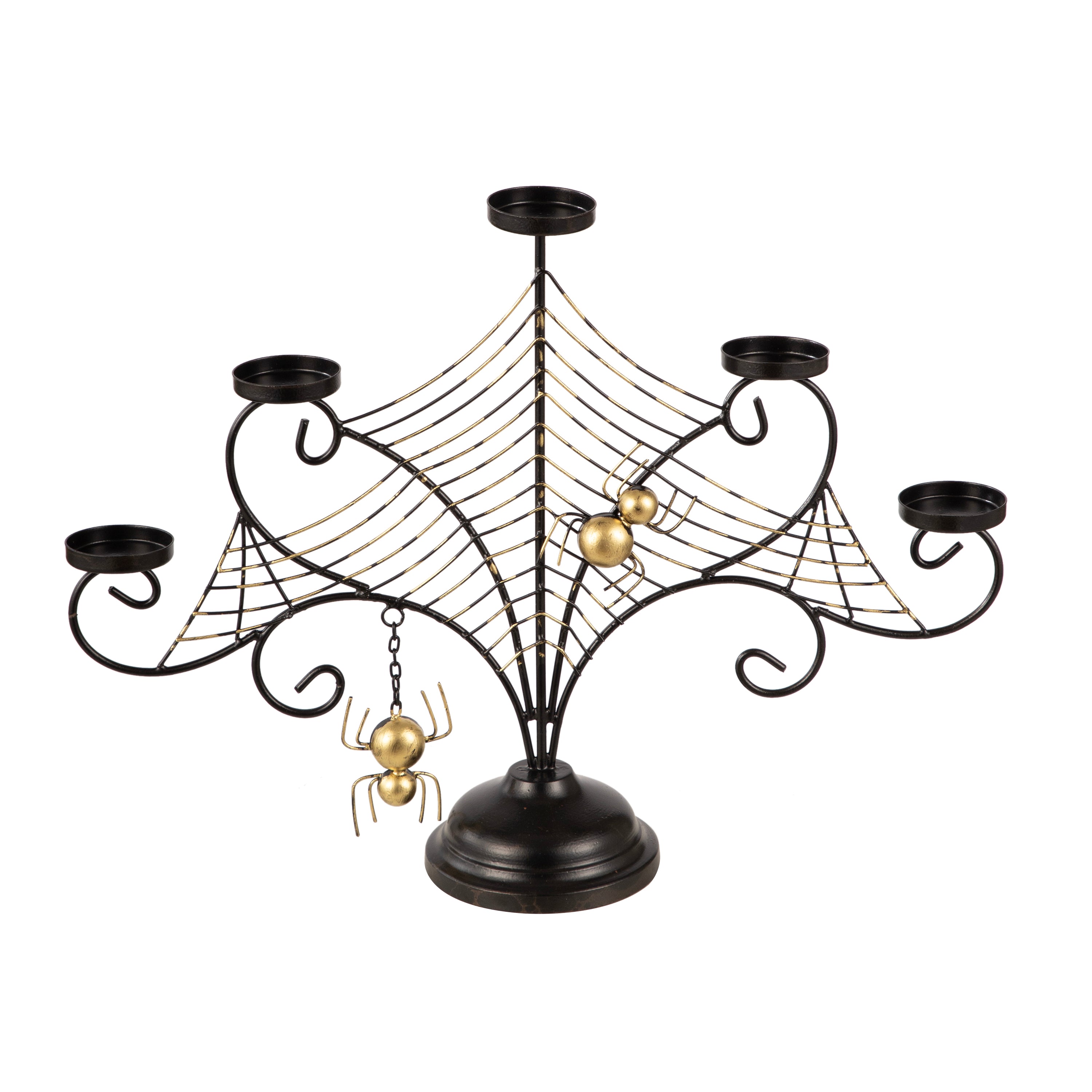 Spider Web Metal Candle Stand Style 4